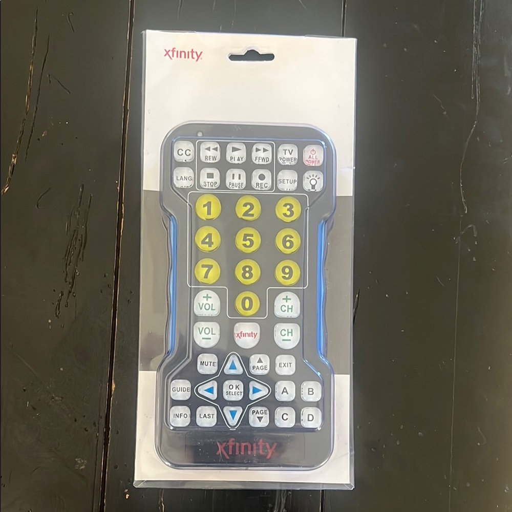 Black and Yellow Universal Remote for Cell Phones